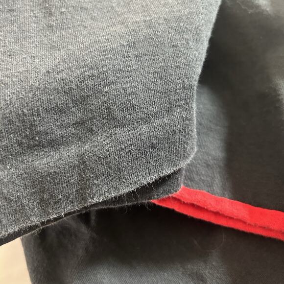 Vintage Las Vegas T-Shirt Sz XL Black Red Trim Single Stitch Paris Lady Made USA - Picture 13 of 14